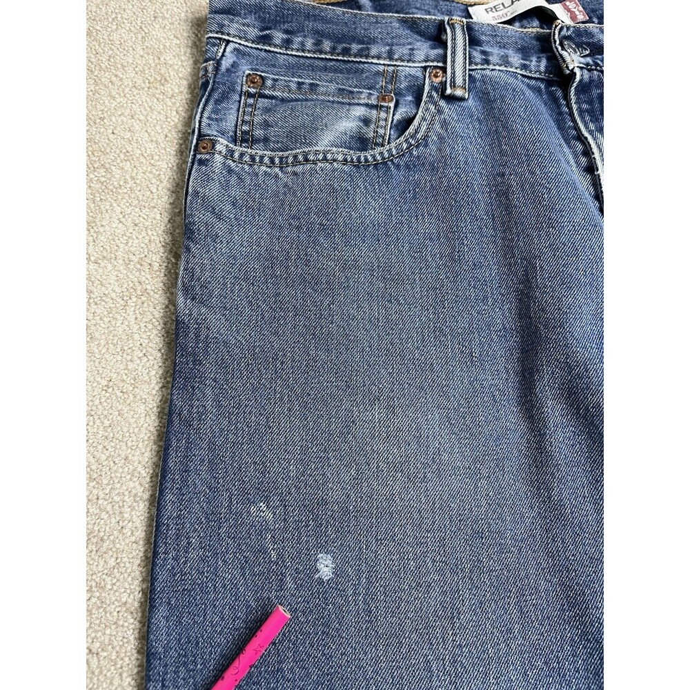 Levis 550 Mens Jeans Relaxed Fit 34x30 (34x28.5 Actual ) Mexico Made Y2K Style - Picture 2 of 11